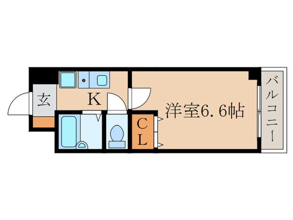 コンフォ-ト桃山の物件間取画像